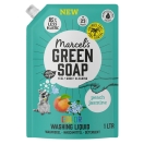 MARCEL'S GREEN SOAP (VÄRVILINE PESU) virsiku ja jasmiini lõhnaline pesugeeli täitepakend